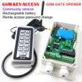 GSM key door access controller with keypad password for Community safety entry